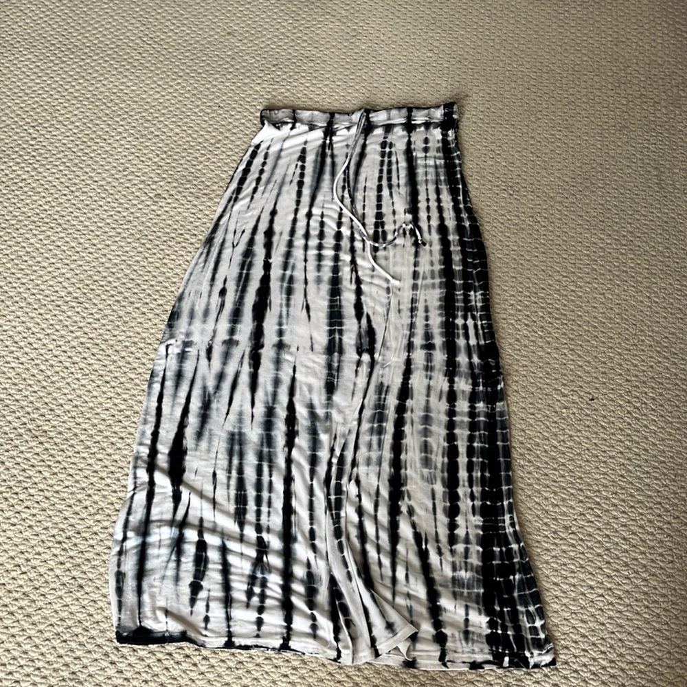 Tie dye maxi skirt